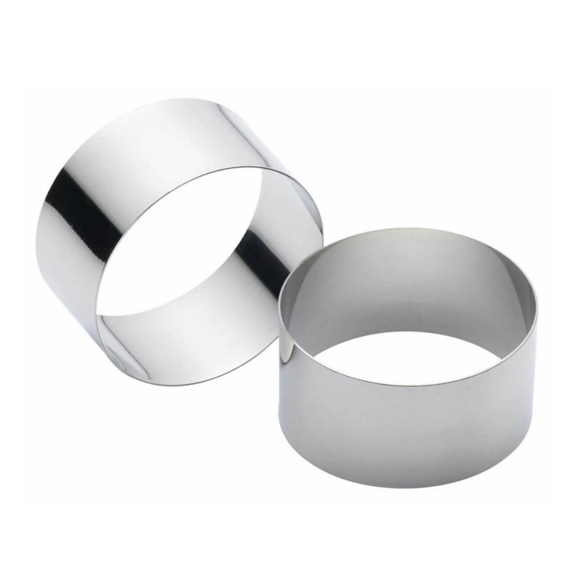 KitchenCraft Set of Two Stainless Steel Cooking Rings