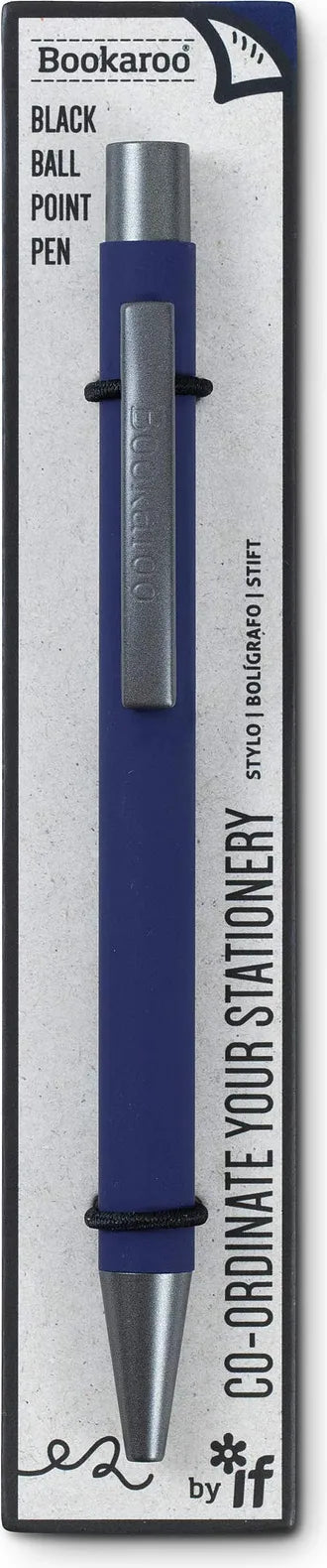 If Bookaroo Ball Point Pen Navy