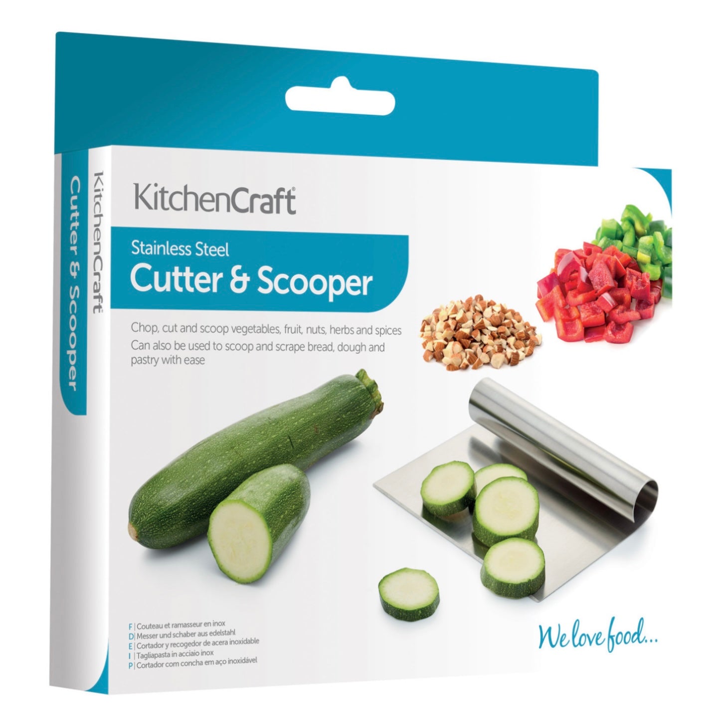 KitchenCraft Stainless Steel Cutter and Scooper