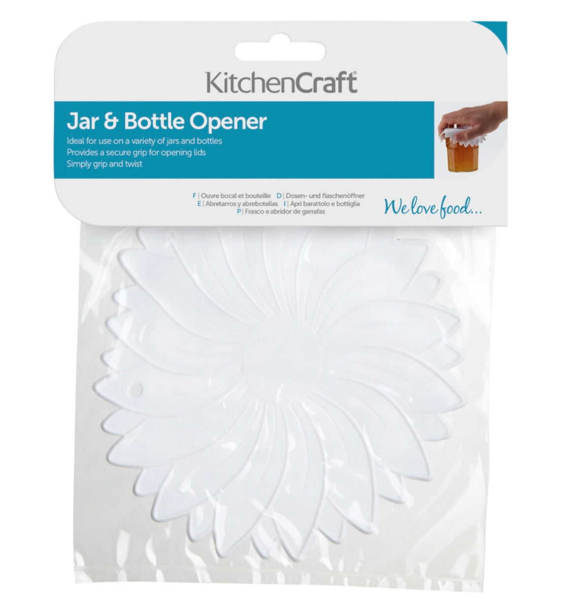 KitchenCraft Rubber Jar & Bottle Opener