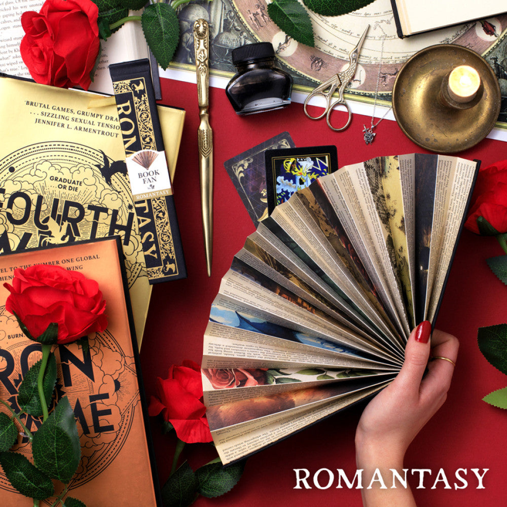 If Folding Paper Book Fan Romantasy