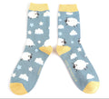 Miss Sparrow Sleepy Sheep Socks Denim