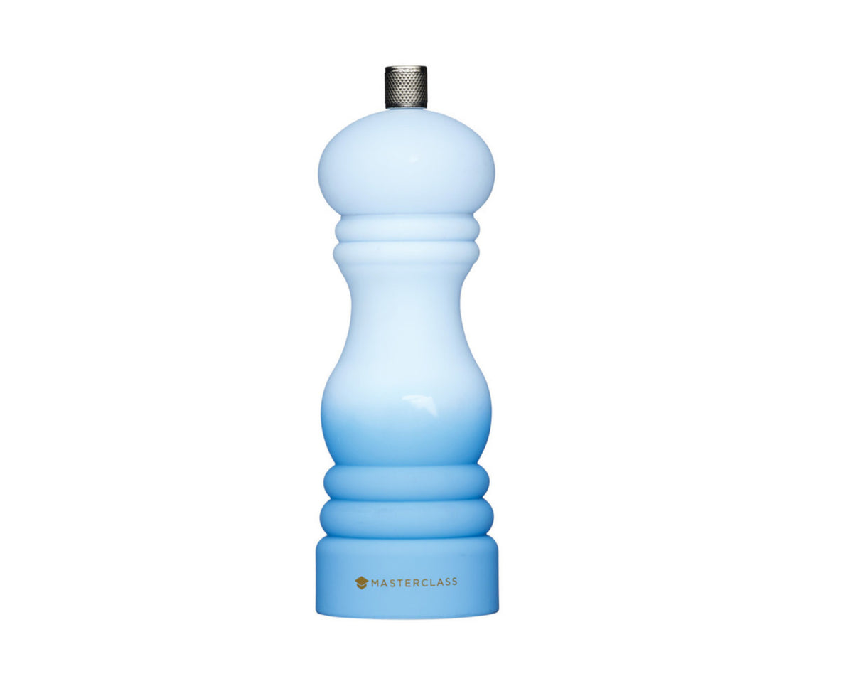 MasterClass Salt or Pepper Mill Soft Touch Ombre Blue 17cm