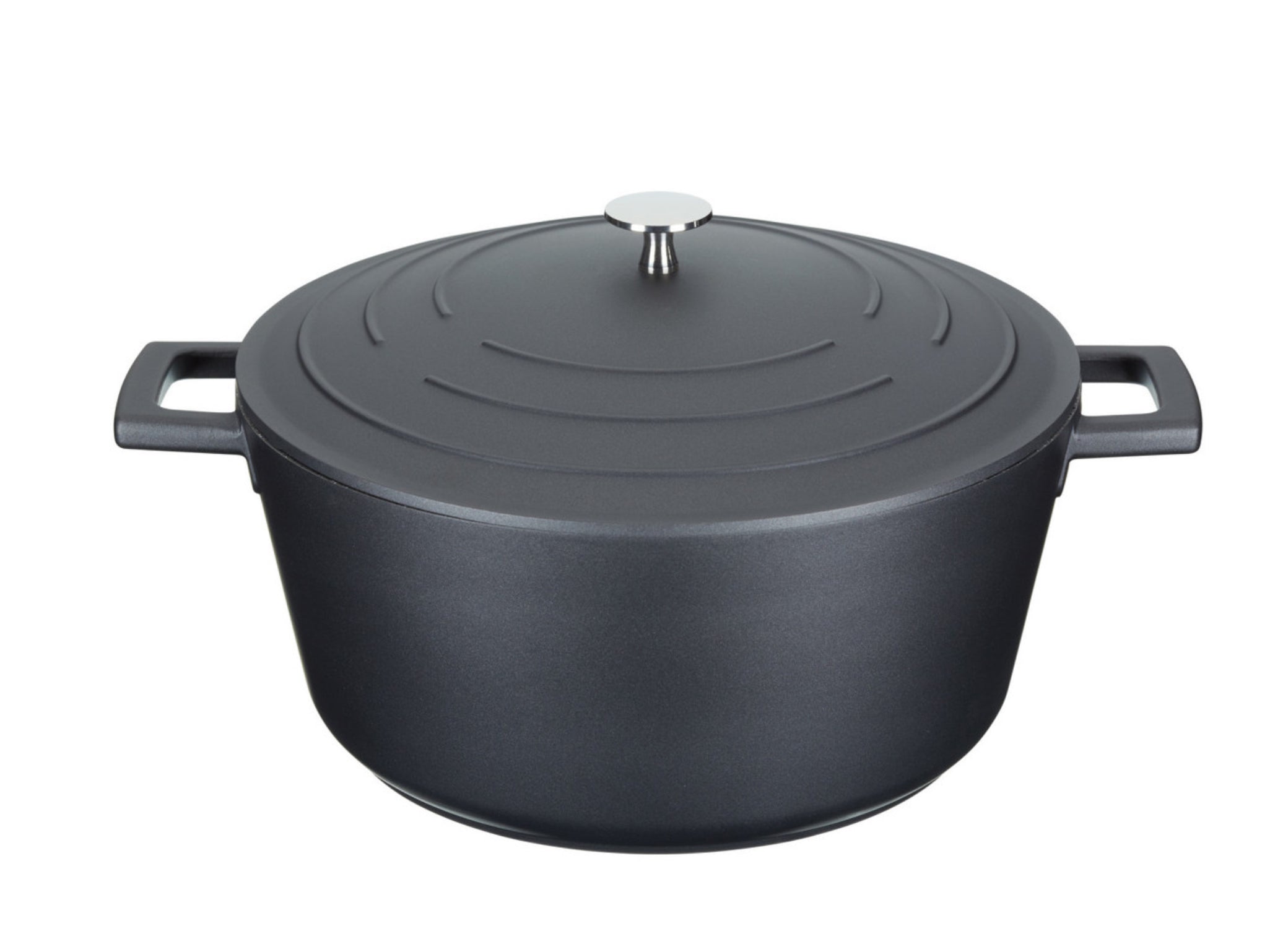 MasterClass Cast Aluminium Casserole Black 5L