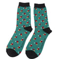 Mr Sparrow Ping Pong Socks Green