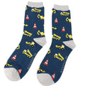 Mr Sparrow Building Site Socks Navy