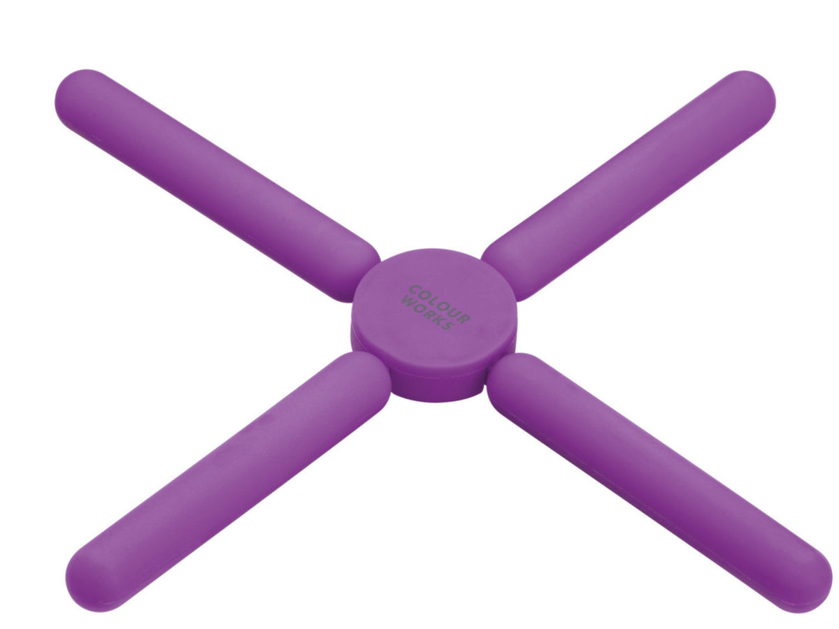 Colourworks Folding Trivet Purple