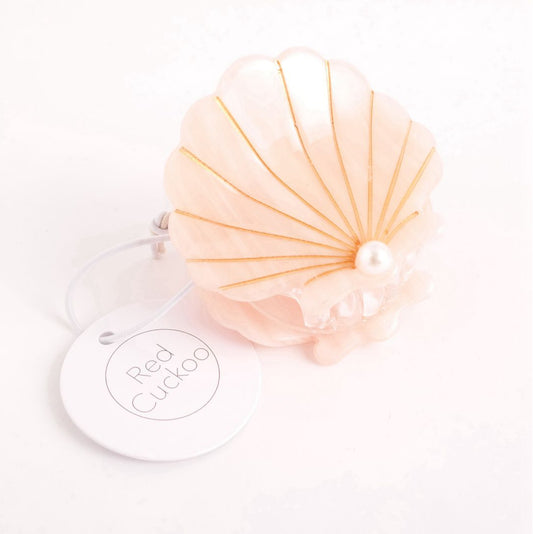 Shell Hair Claw Clip Cream