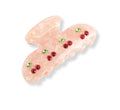 Cherries Hair Claw Clip Pink