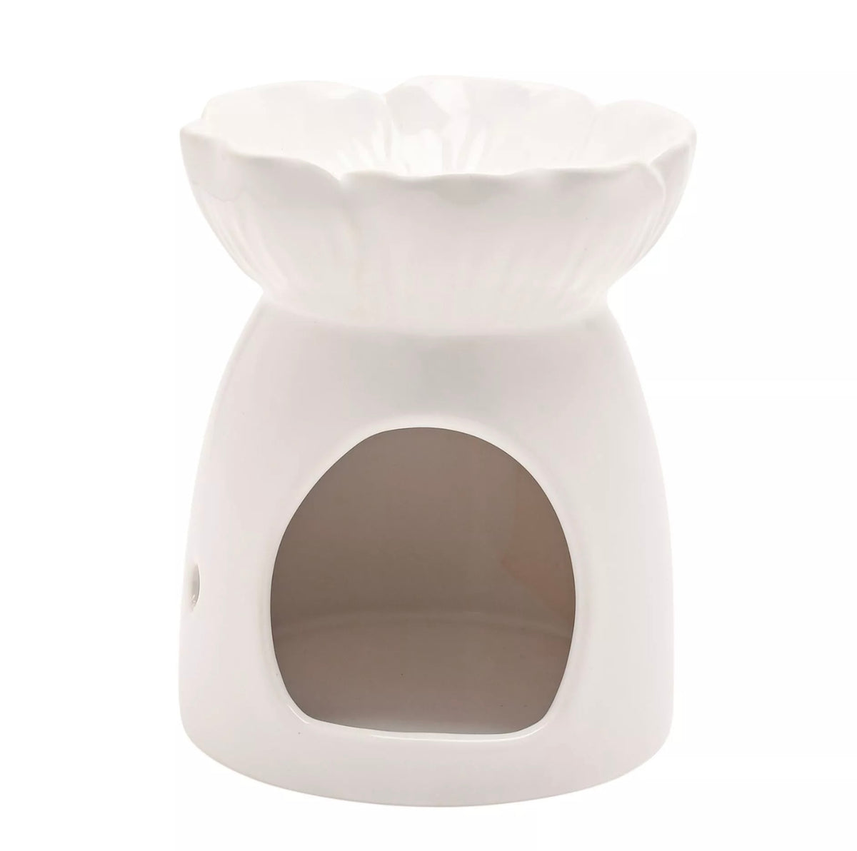 Hestia Flower Wax Melt Holder White