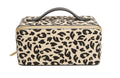 Alice Wheeler Light Leopard Train Case