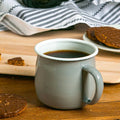 Argon Enamel Belly Mug Grey 375ml