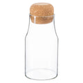 Argon Tableware Glass Bottle With Cork Lid 180ml