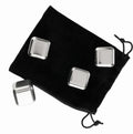 Dalton & Turner Stainless Steel Whiskey Stones 4 Piece Set