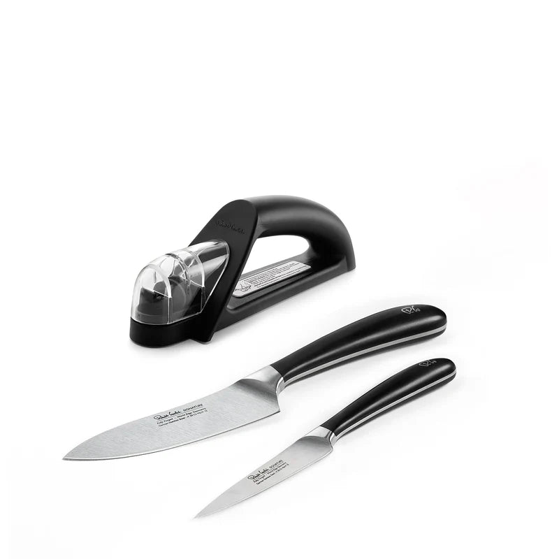 Robert Welch Signature Kitchen knife Set With Sharpener