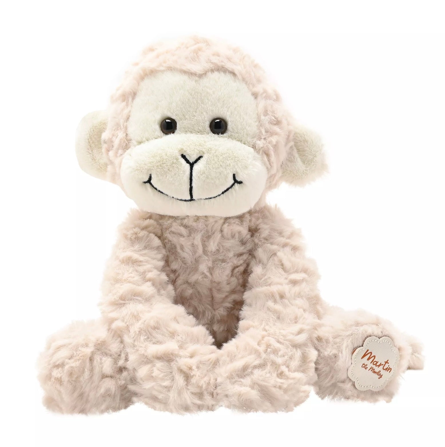 Softies Martin The Plush Sitting Light Brown Monkey 22cm