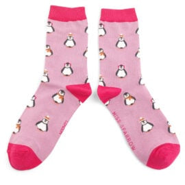 Baby Penguins Mauve