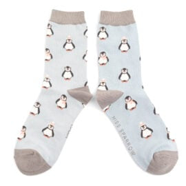 Baby Penguins Powder Blue