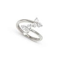 LIFE BOUQUET HUG RING SILVER SMALL - SIZE 11