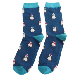 Mr Sparrow Baby Penguins Socks Navy