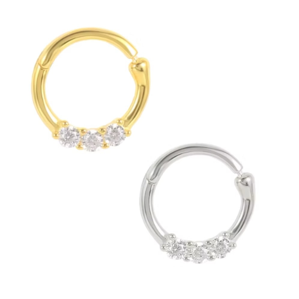 She Is Jewellery Purity Hoop SILVER