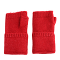 Red Fingerless Gloves