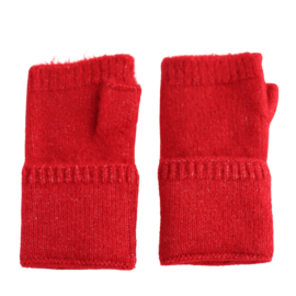 Red Fingerless Gloves