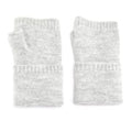 Silver Fingerless Gloves