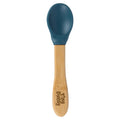 Soft Tip Bamboo Spoon - Silicone Tip