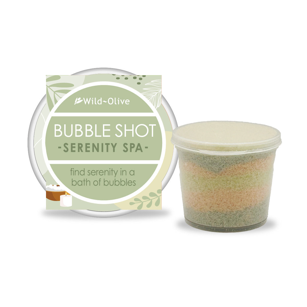 Wild Olive Bubble Shot Serenity Spa