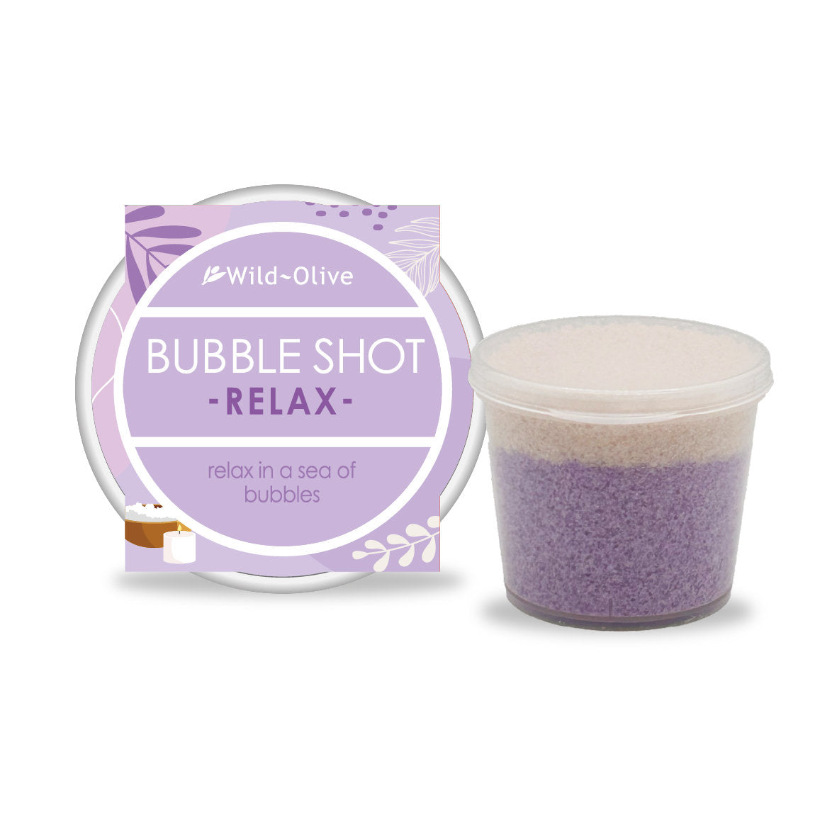 Wild Olive Bubble Shot Relax