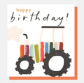 Caroline Gardner Card Tractor Happy Birthday