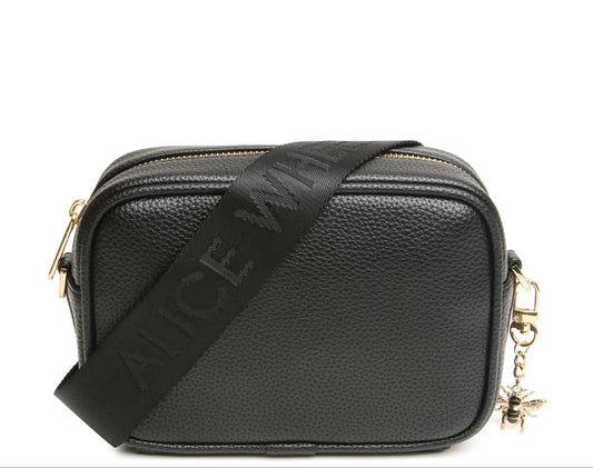 Alice Wheeler Mini Soho Cross Body Bag Black