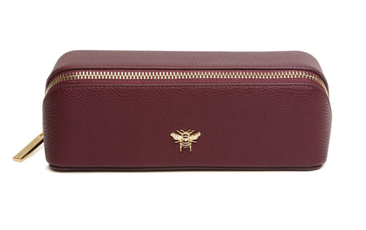Alice Wheeler Berry Train Case Small