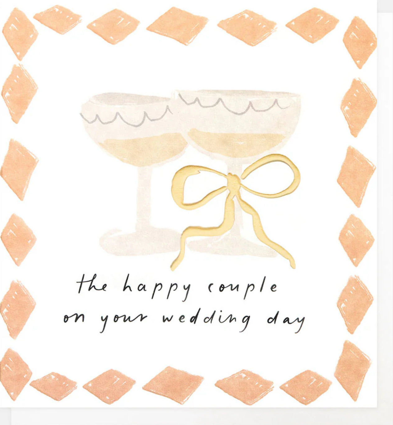 Caroline Gardner Card The Happy Couple On Your Wedding Day