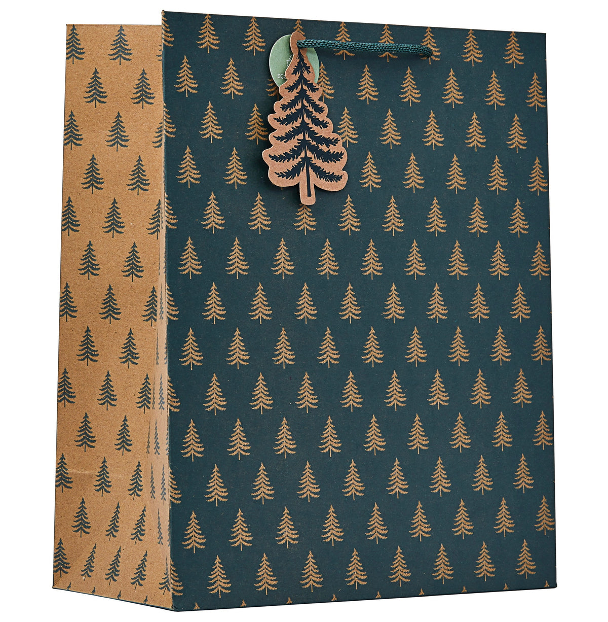 Nordic Spruce Christmas Gift Bag Large