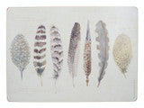 Creative Tops Premium Feathers Placemats Set Of 4