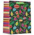Baubles Christmas Gift Bag Large