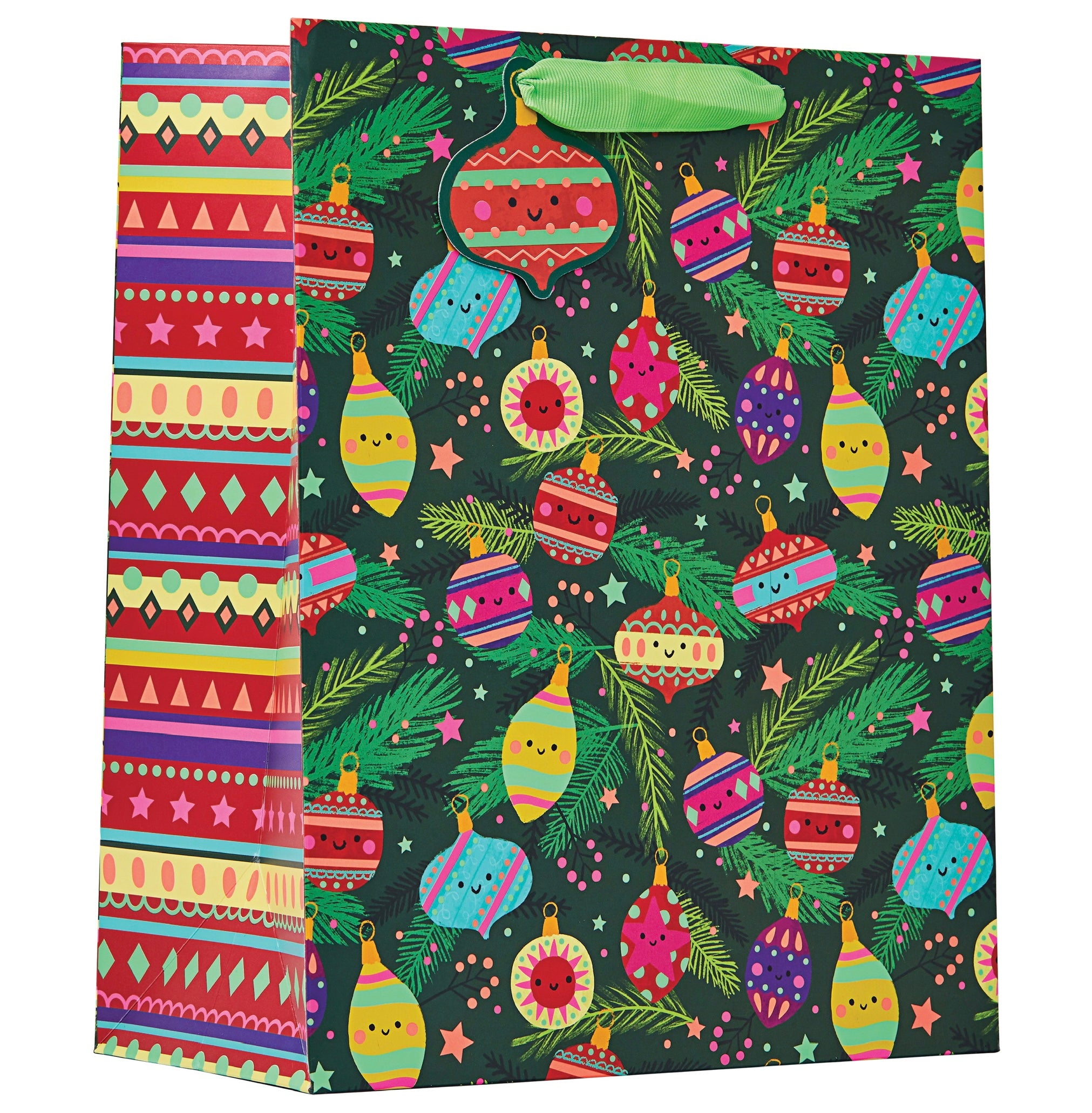 Baubles Christmas Gift Bag Large