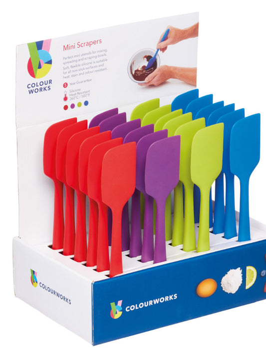 Colourworks Silicone Mini Spatula Red