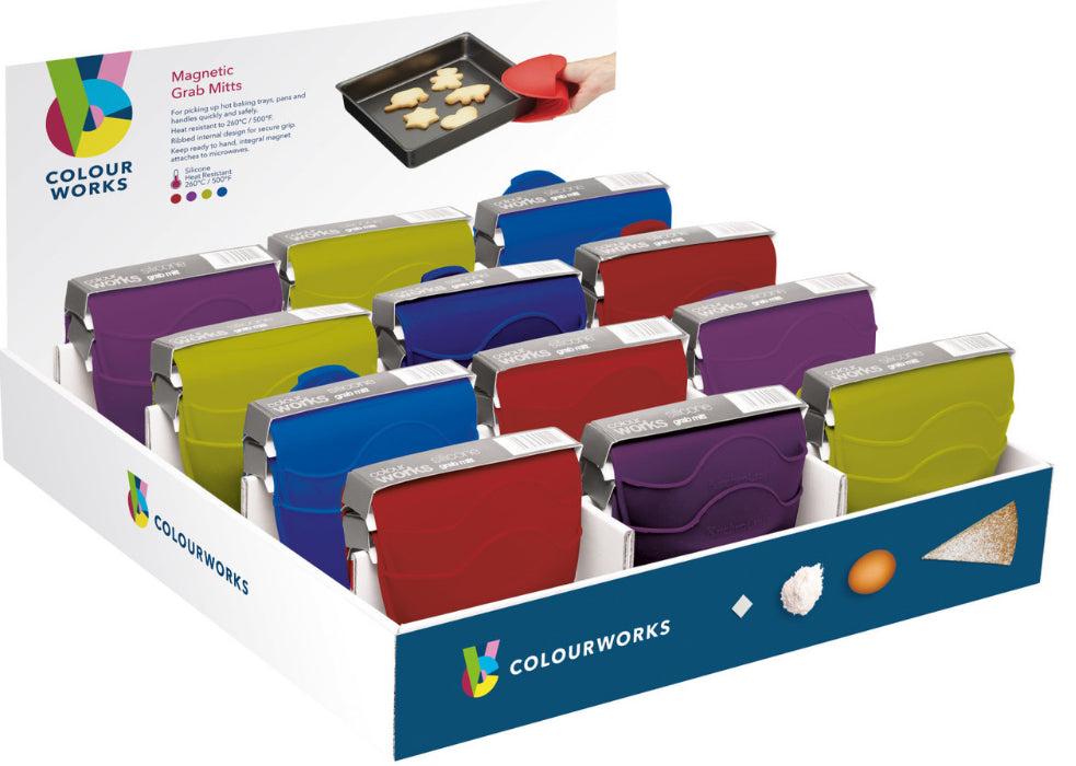 Colourworks Silicone Grab Mitt Red