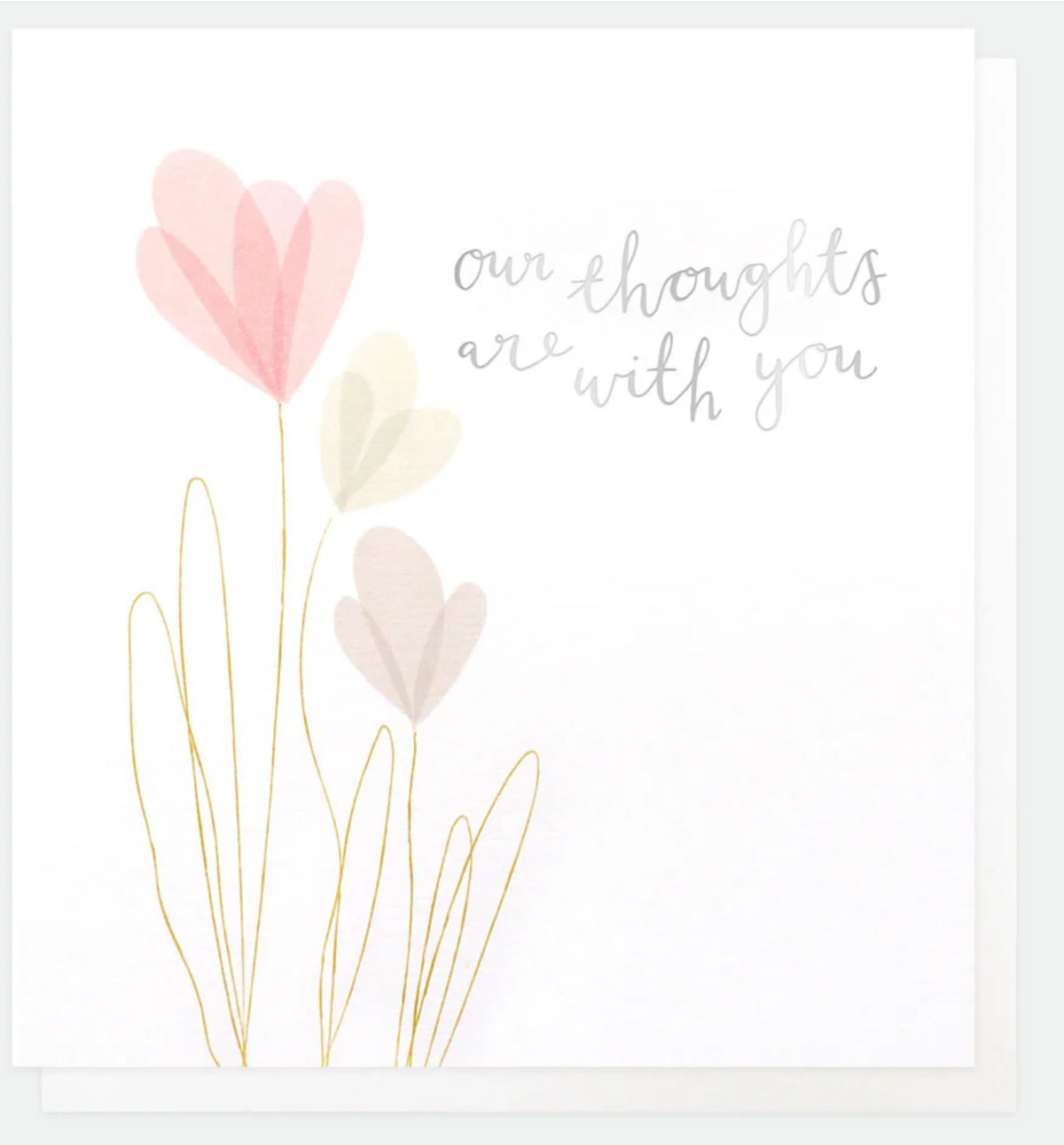 Caroline Gardner Our Thoughts Are With You Sympathy Card