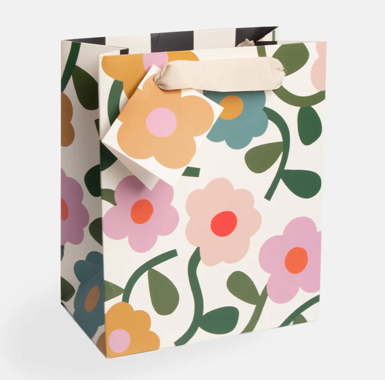 Multi Floral Medium Gift Bag