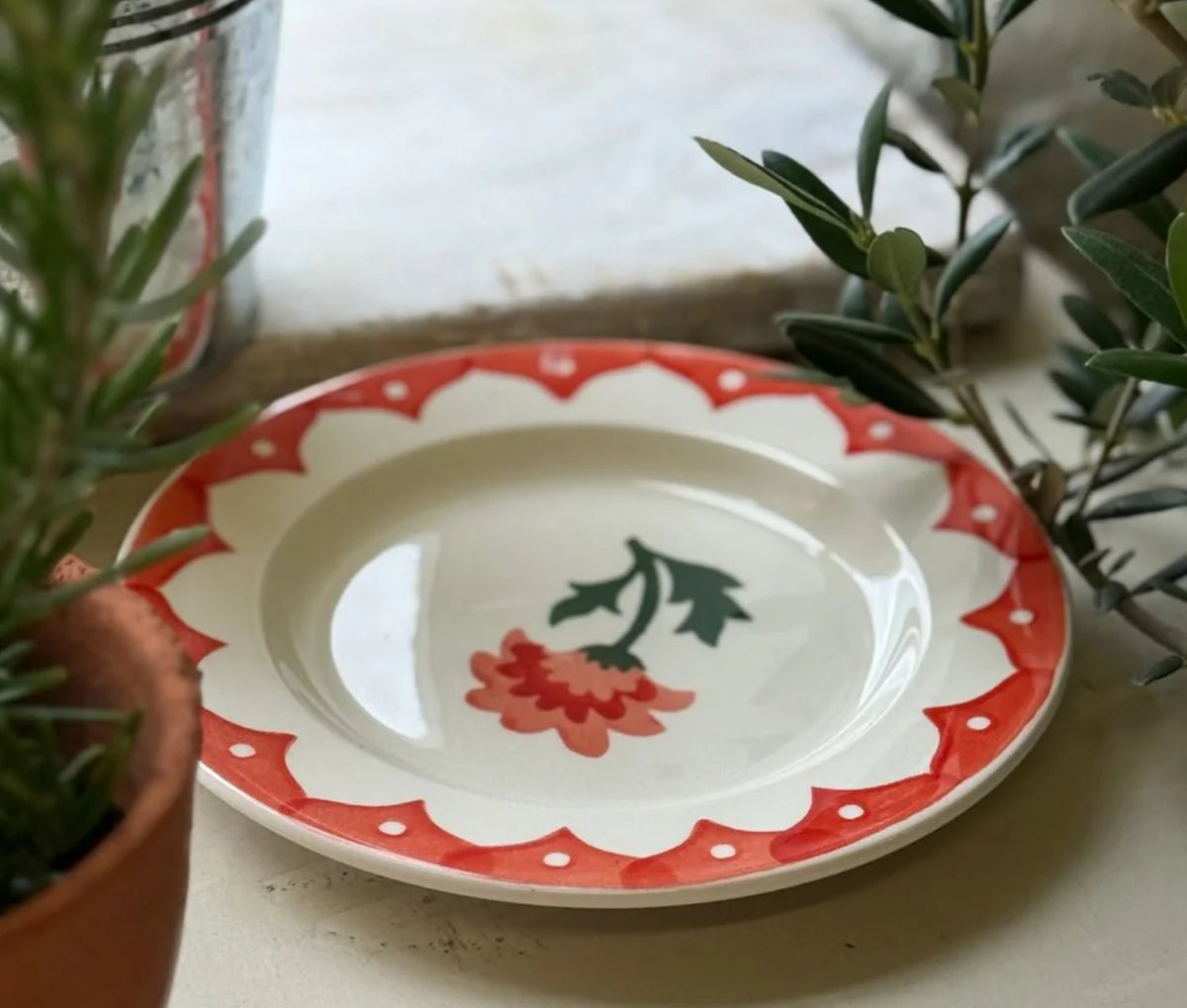 Emma Bridgewater Chrysanthemum Small Side Plate, 6.5 Inch