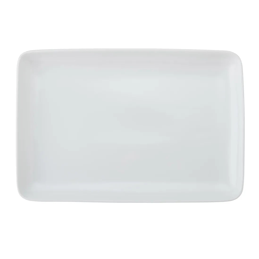 Mikasa Chalk Porcelain Rectangular Platter White 33cm