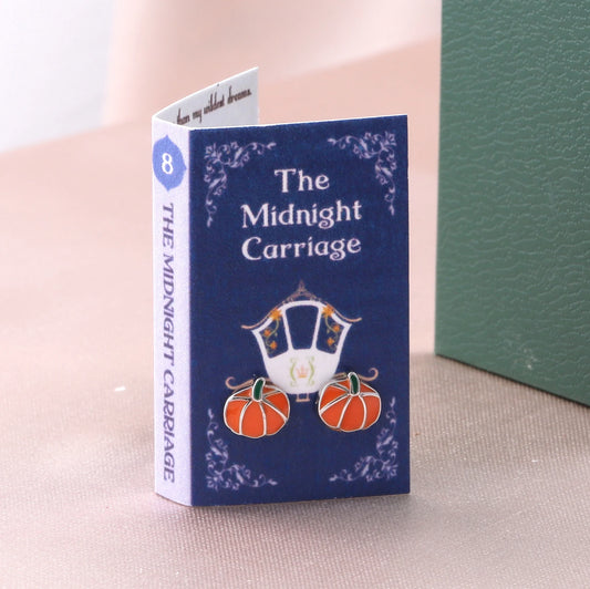 Attic Creations The Midnight Carriage Pumpkin Earrings Gold