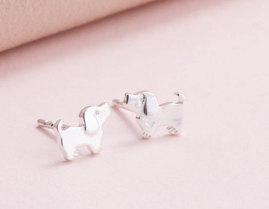 Attic Creations Home Is Where The Dog Is Earrings