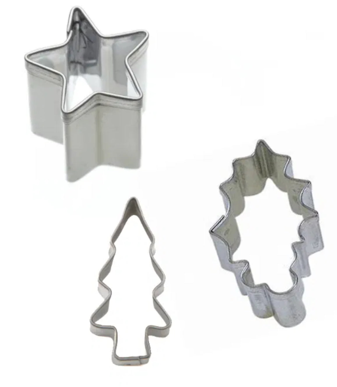 Eddingtons Mince Pie Or Icing Cutter 3 Piece Set