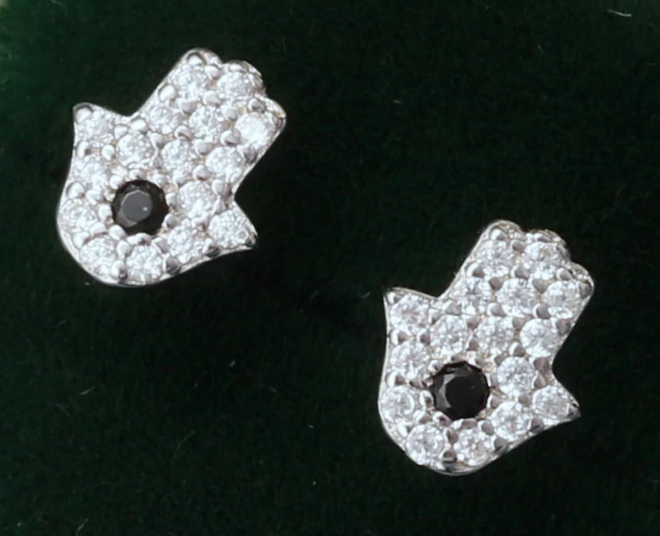 Attic Creations Fatima Hand It's All About Magic Earrings Silver