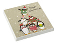 Christmas Paper Napkins Happy Penguins 33 x 33cm